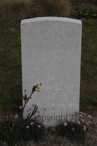 Les Baraques Military Cemetery Sangatte - Wu Tung Ling, 